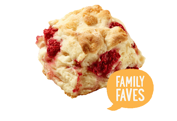 Berry & White Chocolate Scone