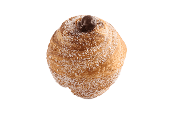 Chocolate Bavarian Kreme Cruffin