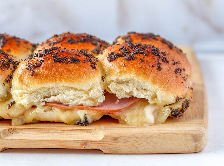 Leftover Ham Sliders