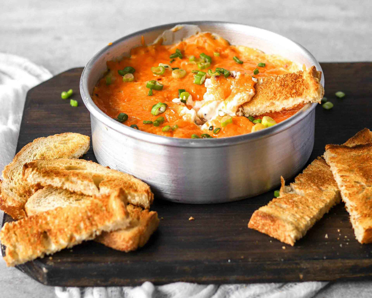 Loaded Cream Cheese Dip with Sourdough