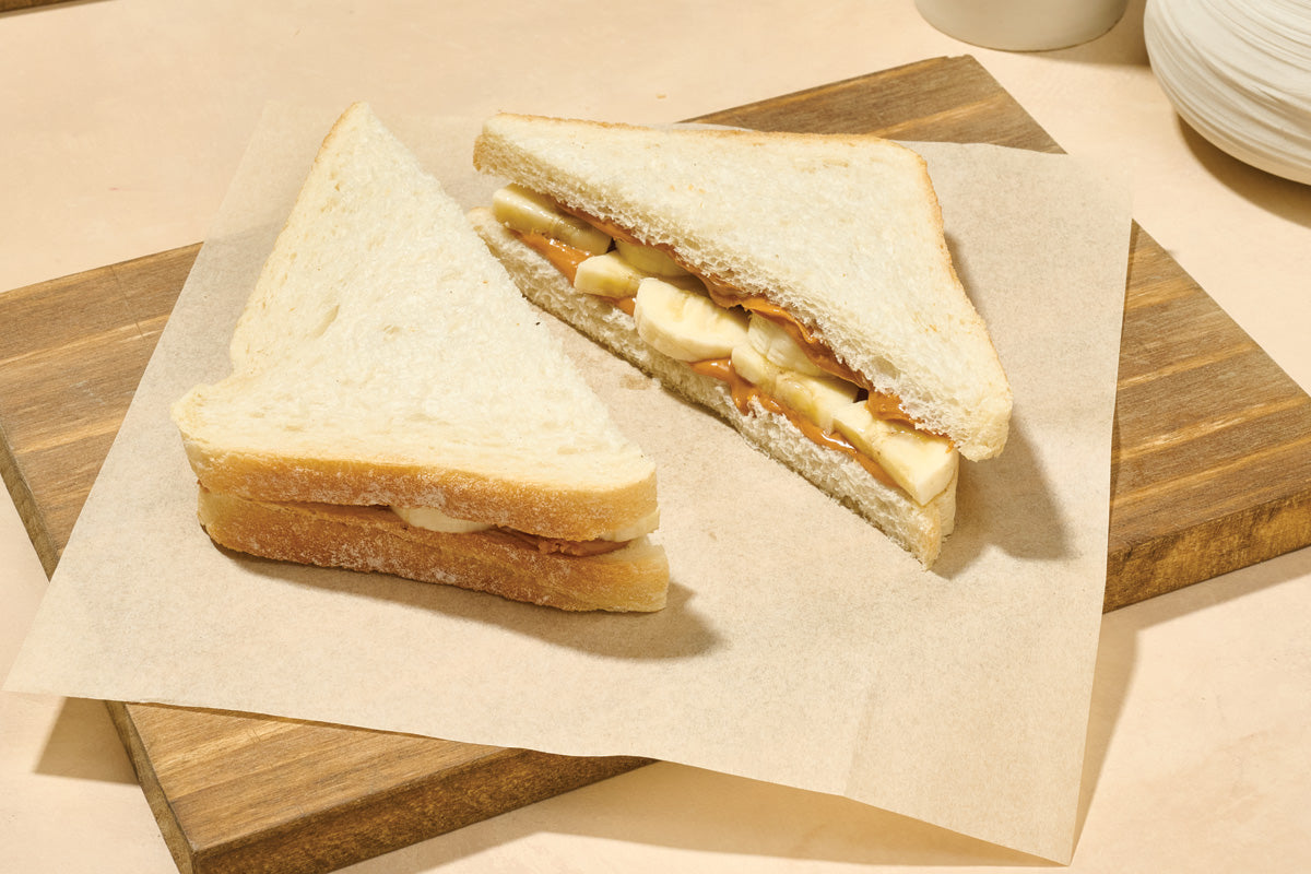 Banana & Sunflower Butter Sandwich