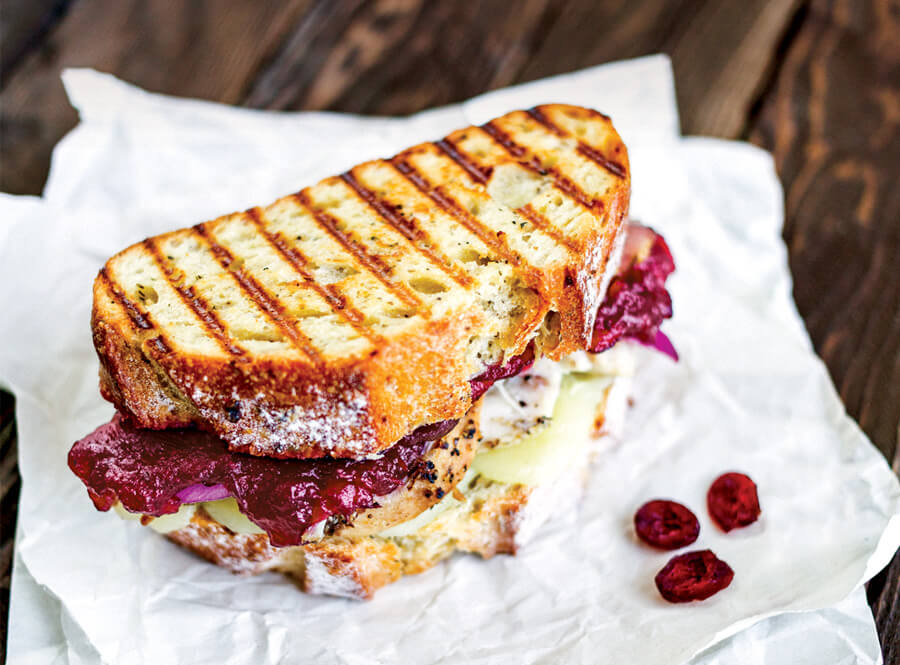 Herb And Garlic Turkey Sandwich