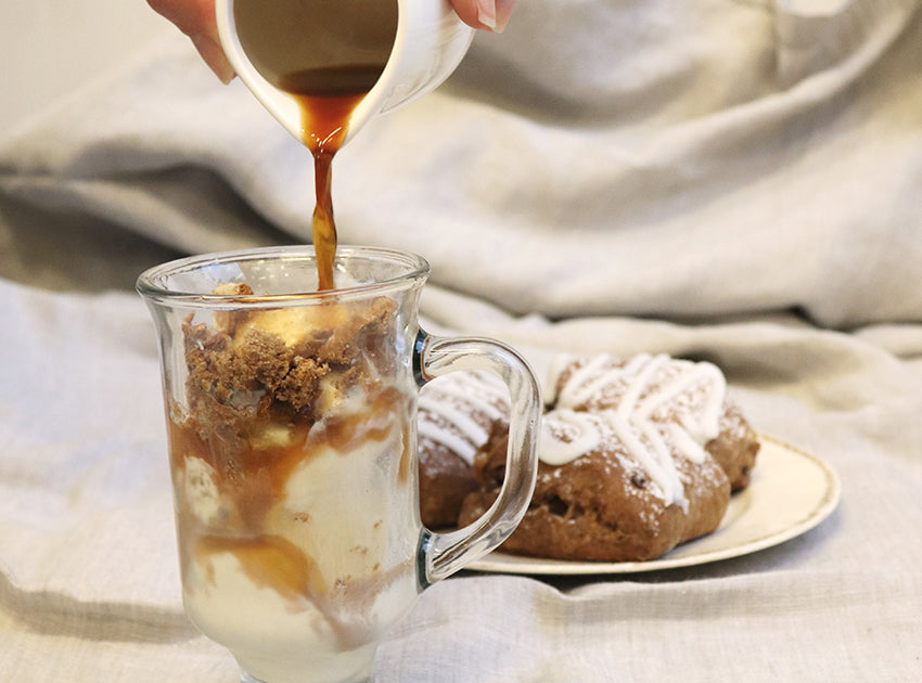 Gingerbread Scone Affogato