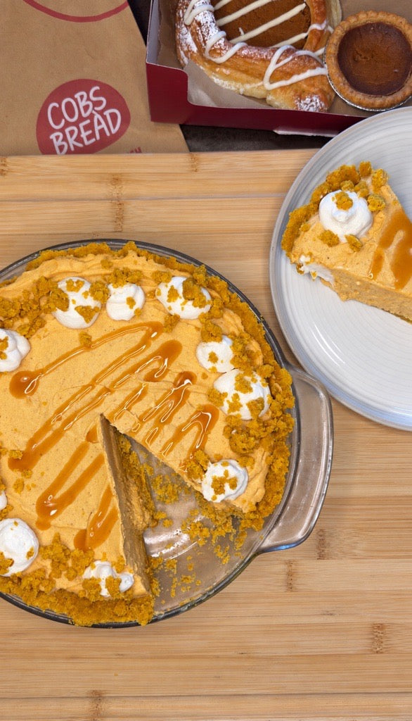 Pumpkin Scone Cheesecake Pie