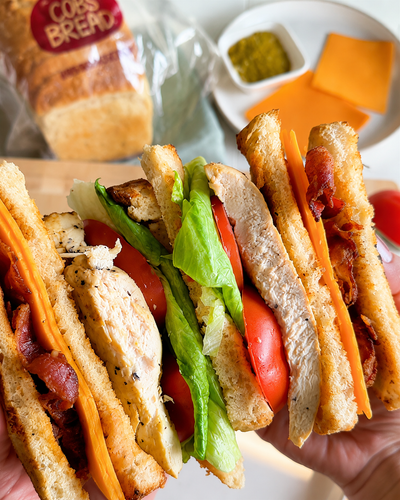 Marinated Chicken Club Sandwich
