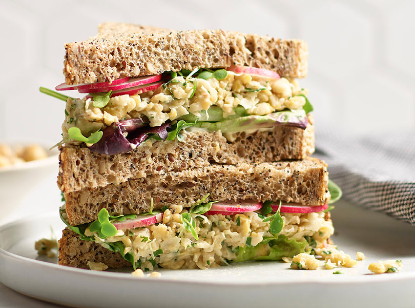 Smashed Chickpea Sandwich