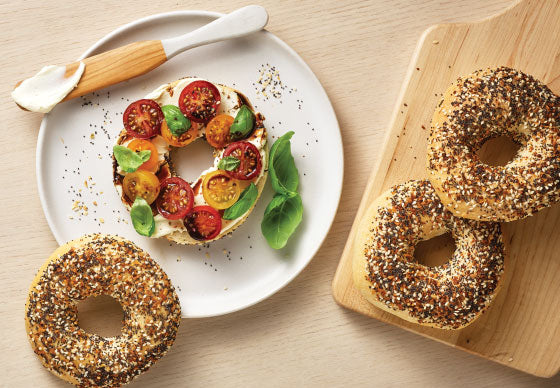 COBS x Philadelphia Bruschetta Bagel