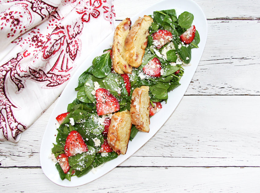 Strawberry Passion Fruit Scone Berry Salad
