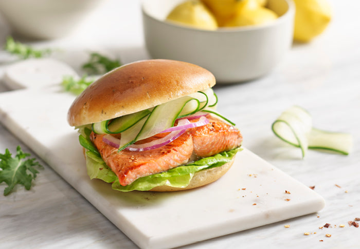 Maple Salmon Burger Recipe