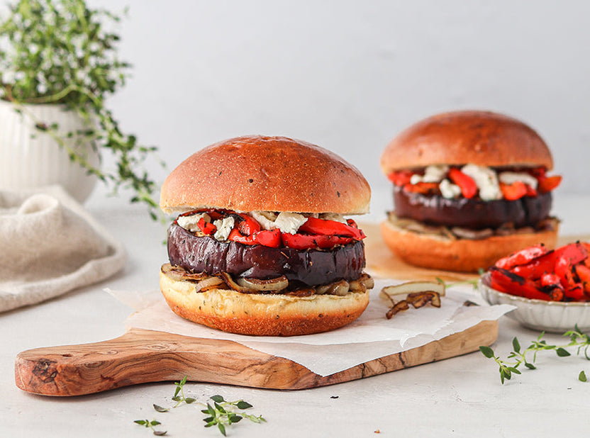 Grilled Veggie Burger Recipe – COBS Bread