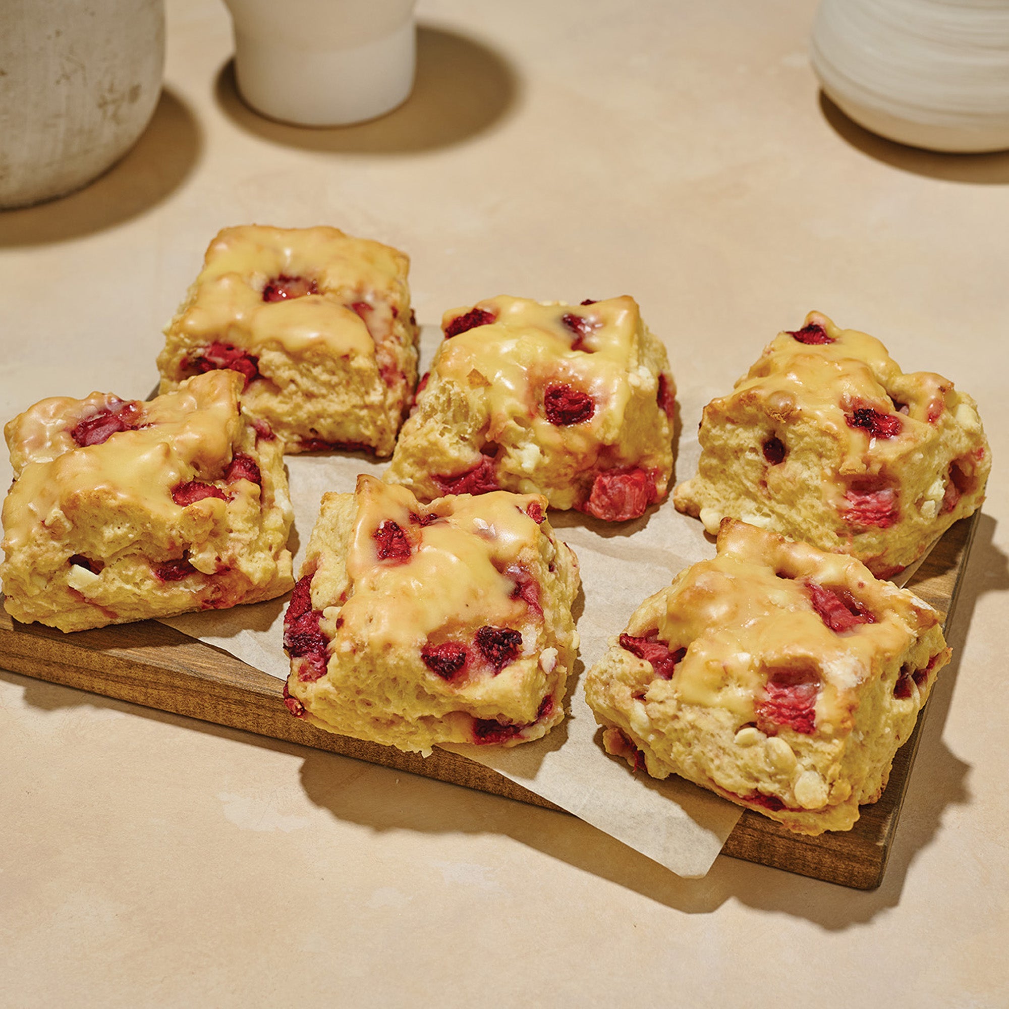 Strawberry Passion Fruit Scone