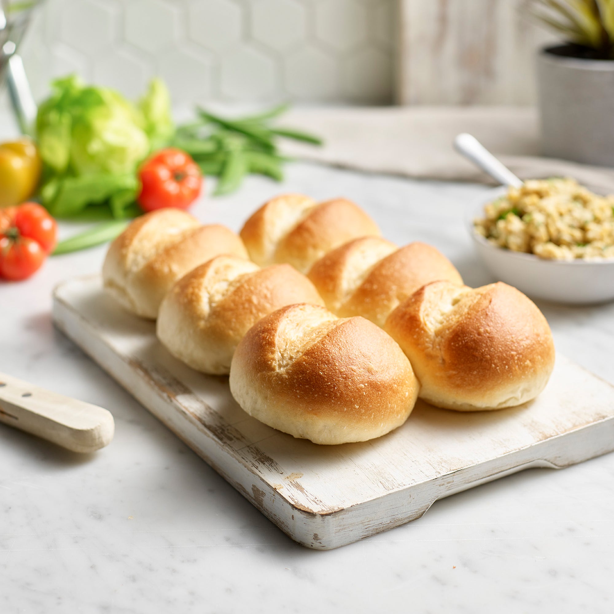High Fibre Lunchbox Buns - 6-Pack