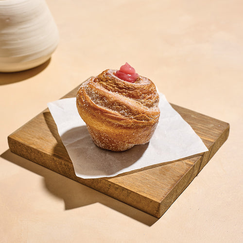 Strawberries & Kreme Cruffin