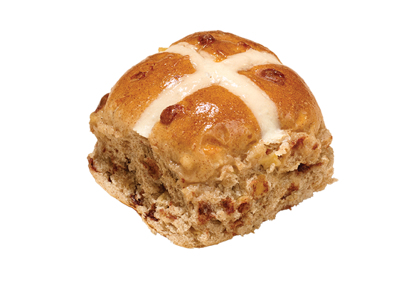 Apple Cinnamon Hot Cross Bun