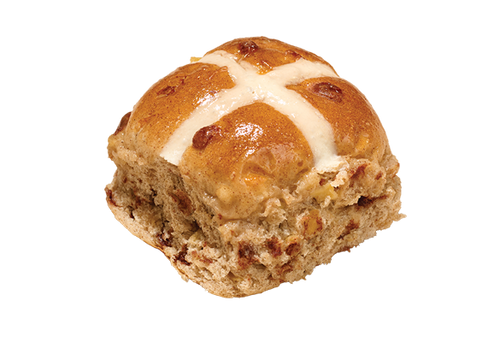 Apple Cinnamon Hot Cross Bun