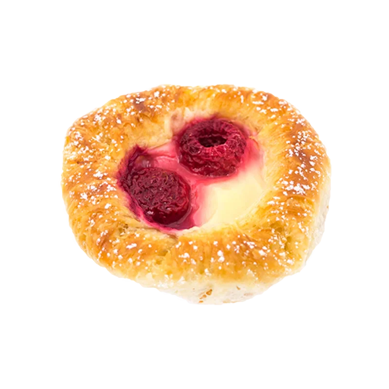 Mini Raspberry & Custard Danish