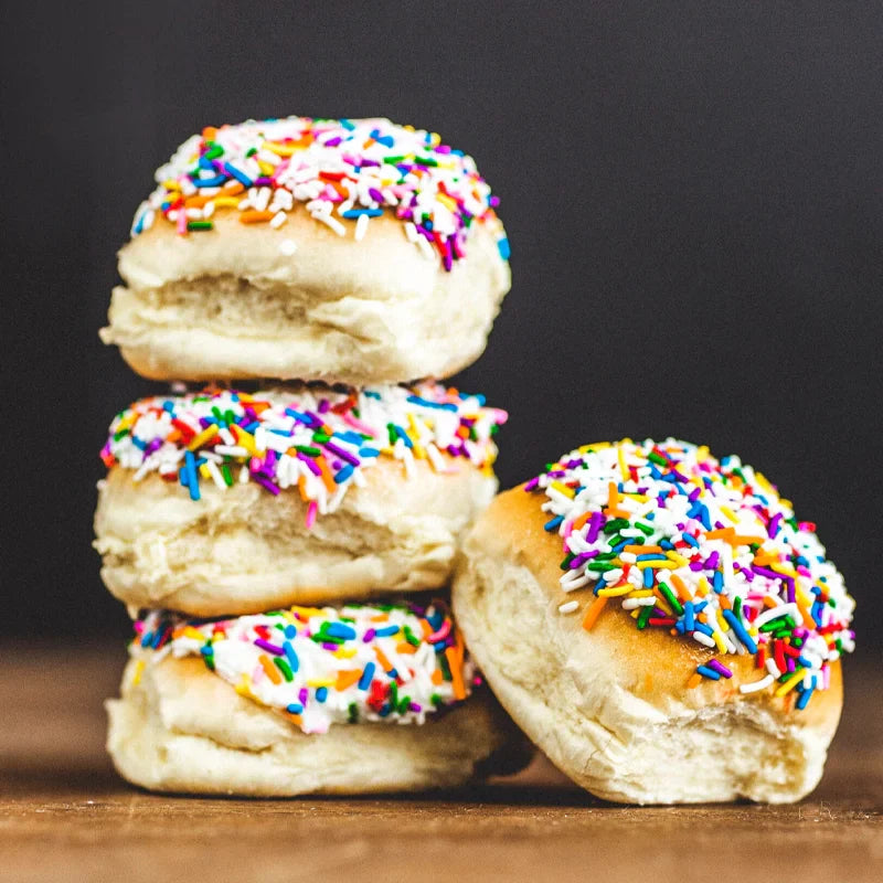 Fun Bun with Cream Cheese Icing & Sprinkles
