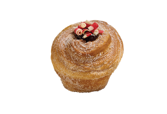 Chocolate Peppermint Cruffin