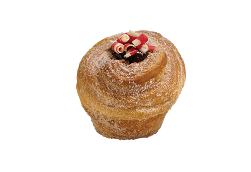Chocolate Peppermint Cruffin