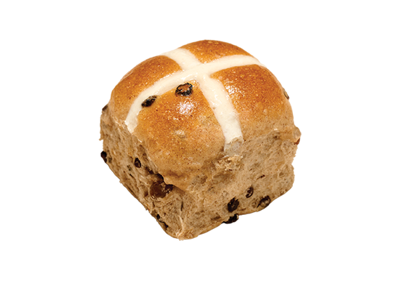 Traditional Hot Cross Bun