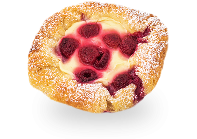 Raspberry & Custard Danish