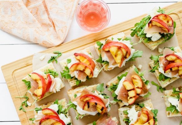 Cream Cheese, Smoked Salmon & Cucumber Crostini - COBS Bread USA