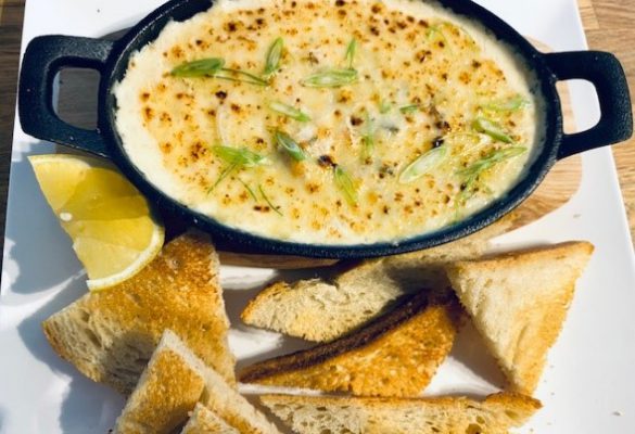 Crab Dip with Sourdough Wedges