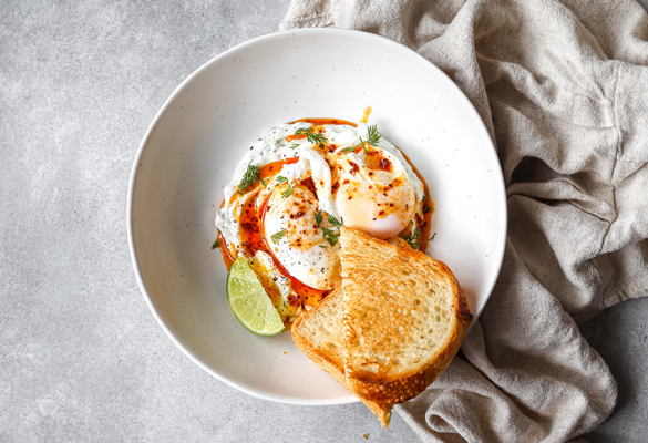 Turkish Poached Eggs
