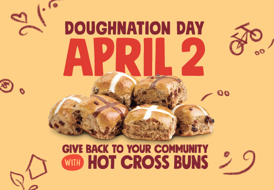 Doughnation Day is April 2nd