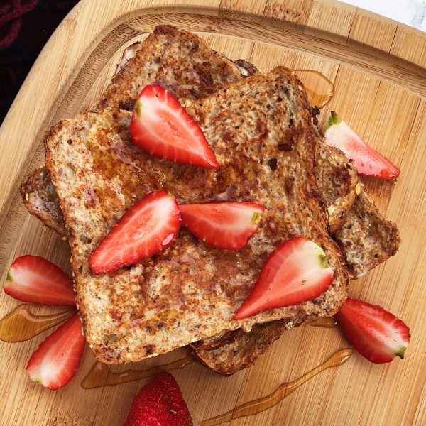 Healthy French Toast with Strawberries - 1080