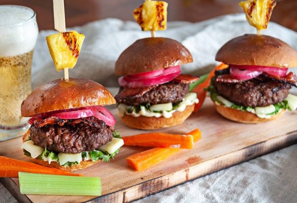 Pineapple Teriyaki Burgers