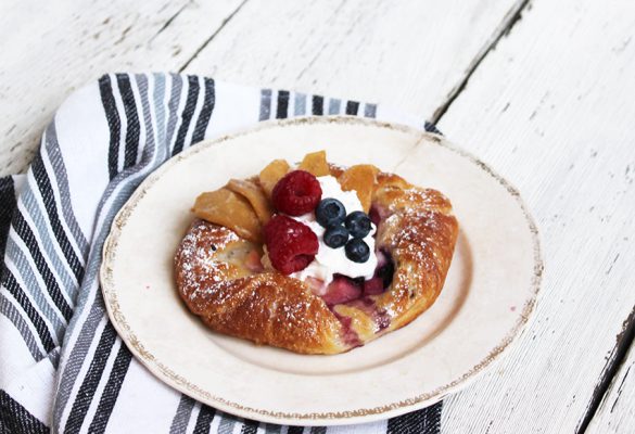 Apple Galette with Apple Berry Danish