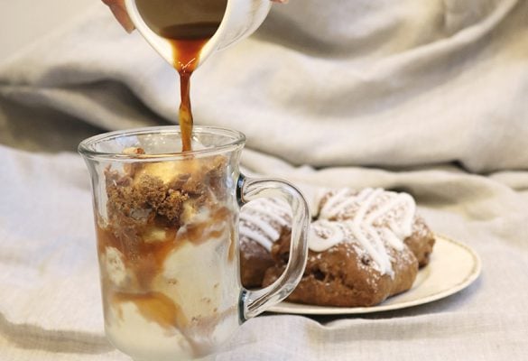 Gingerbread Scone Affogato