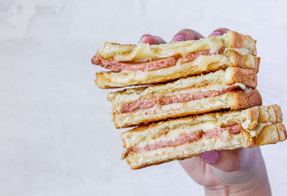 Spam grilled cheese