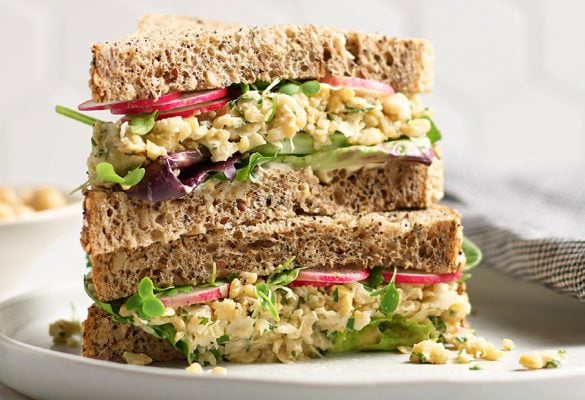 Smashed Chickpea Sandwich