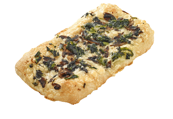cobs-product-pizza-spinach-mushroom-583×400 Spinach, Mushroom & Garlic Mini Pizza