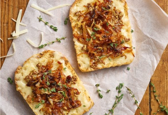 Caramelized Onion Cheese Toasty