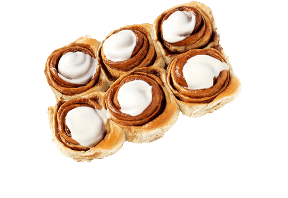 mini 6 pack cinnamon bun